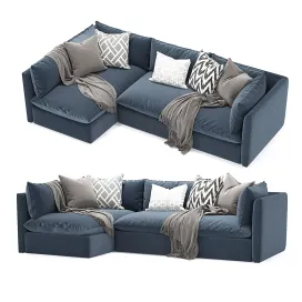 West elm Shelter Sectional sofa